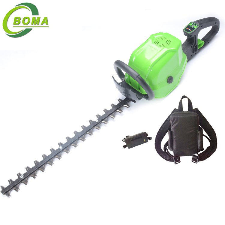 Double Blade Electric High Quality Hedge Cutters with Lithium Cell Backpack for Garden