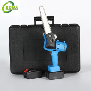 7 Inch 8 Inch Mini Electric Saw with 21V Li-ion Battery 2 Pcs Cordless ChainSaw Rechargeable Li-ion Battery Wood Saw Power Tools