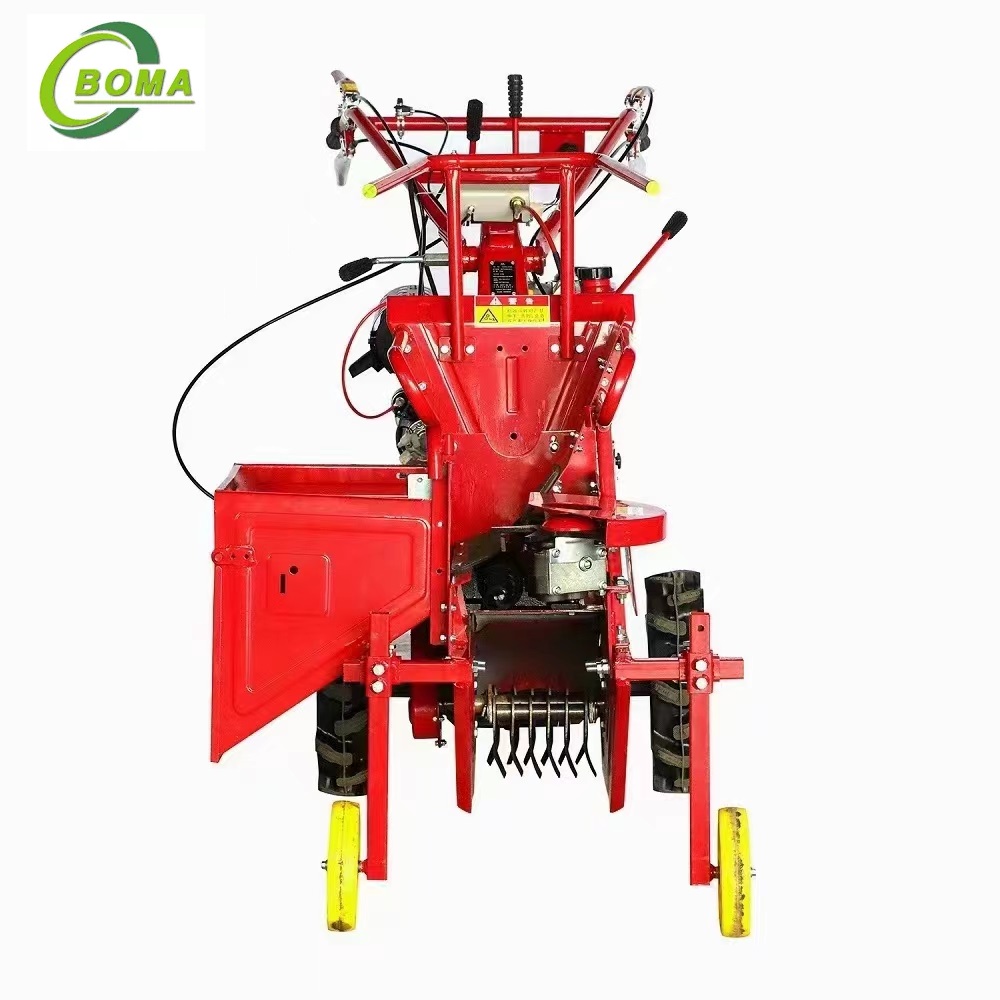 Electrical Starting Diesel Engine Powerful Maize Spike Harvester Single Row Mini Corn Harvester